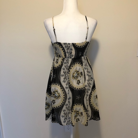 Free People Sheer Floral Spaghetti Strap Dress, M - Picture 4 of 6